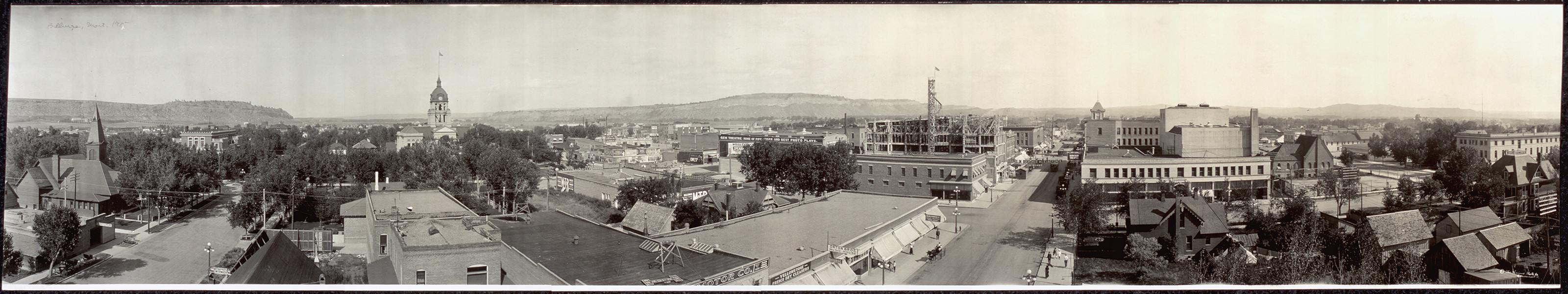 Panoramic view of Billings, Montana, 1915, 1915 — historic image