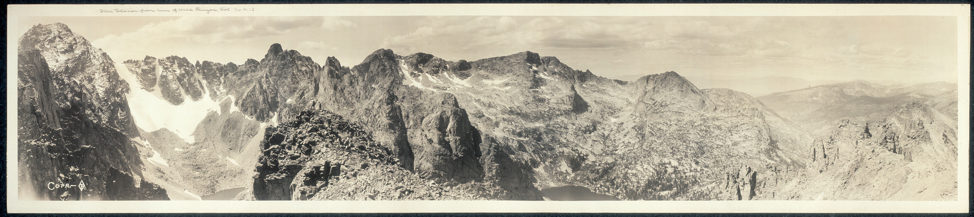 Fair Glacier Hell Canyon, Colorado, 1921, 1921 — historic image