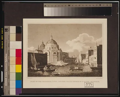 Part of the principal canal, and the grand Church of St. Mark, at Venice / W.M. Craig del. ; engraved by J.B. Neagle.