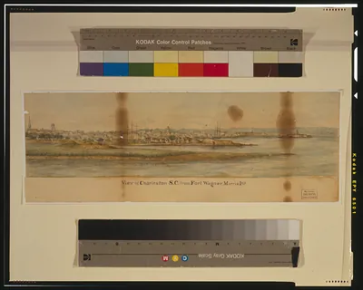 View of Charleston S.C. from Fort Wagner, Morris Isla