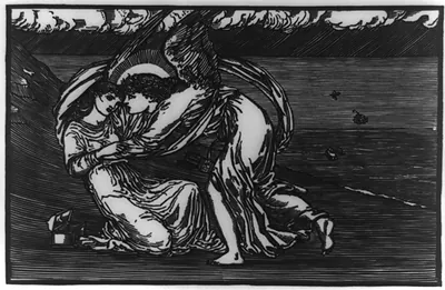 The story of Cupid and Psyche: Cupid reviving Psyche