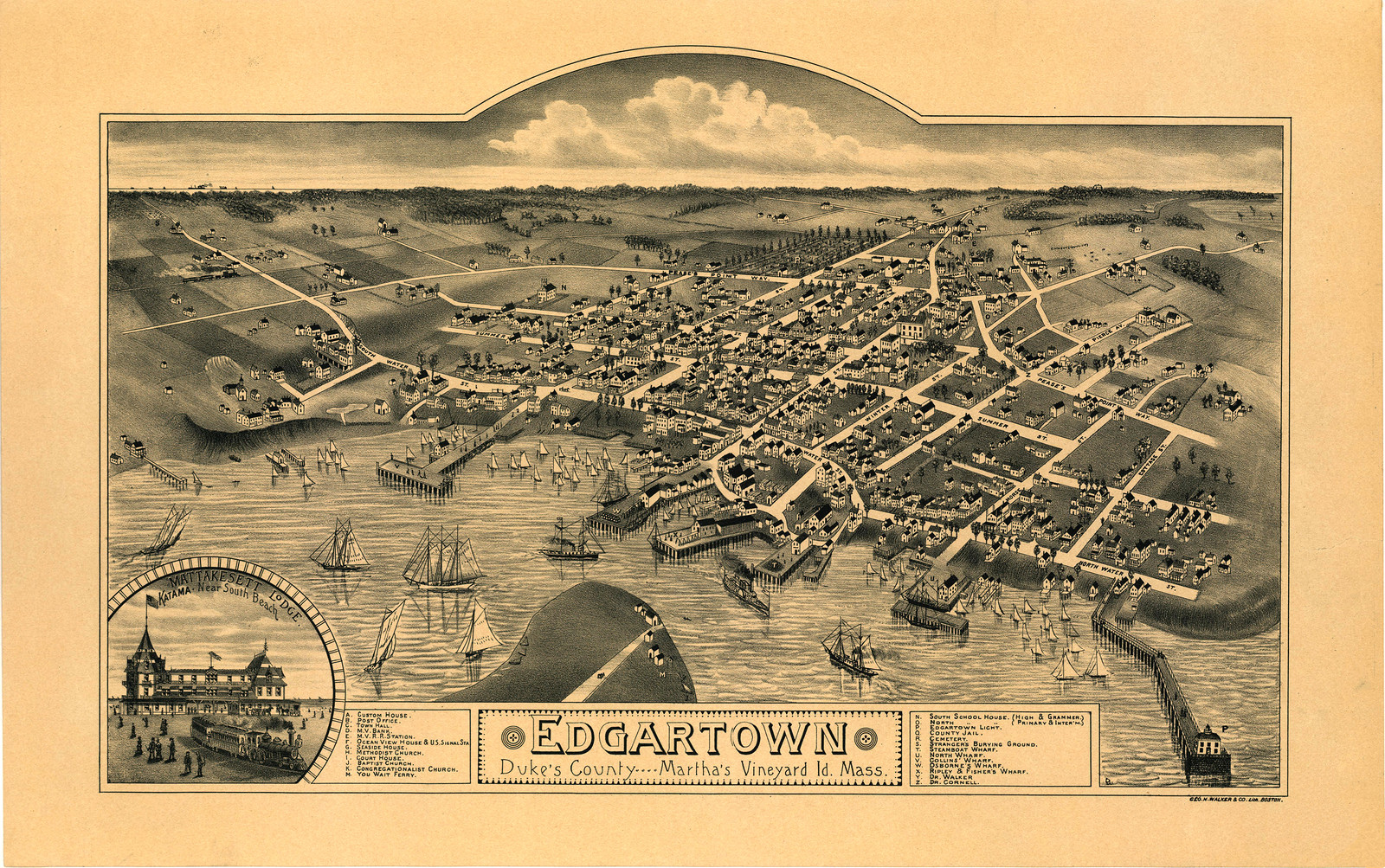 MA Edgartown 1886, 1886 — historic image
