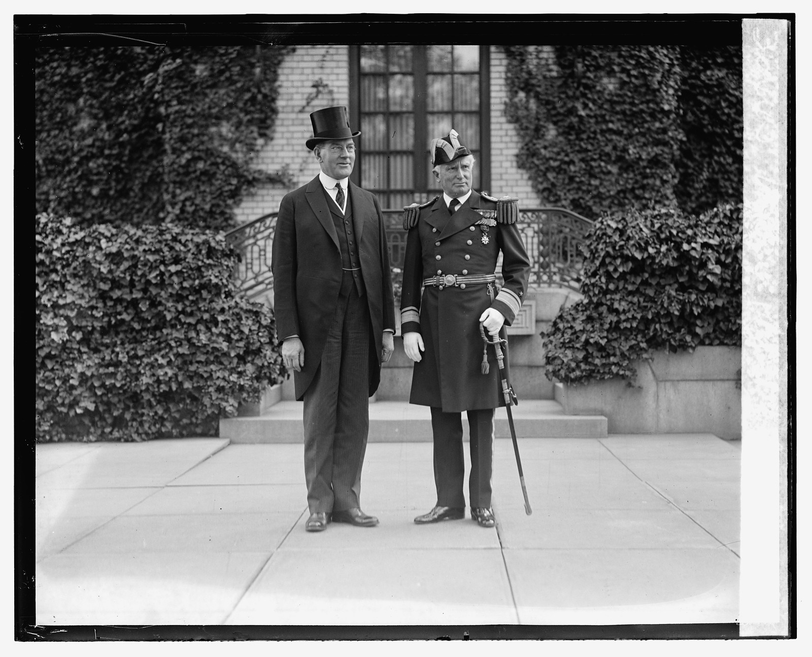 Wilbur & Adml. Wilson, 5/2/24, [19]24 May 2. — historic photograph