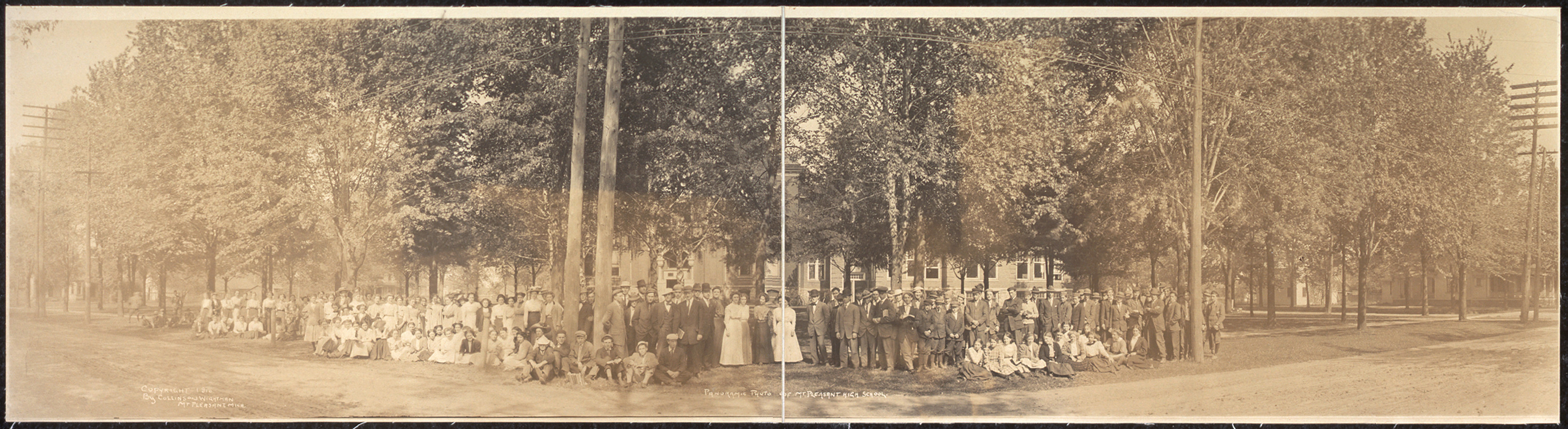 High School Mt Pleasant, Michigan, 1910, 1910 — historic image