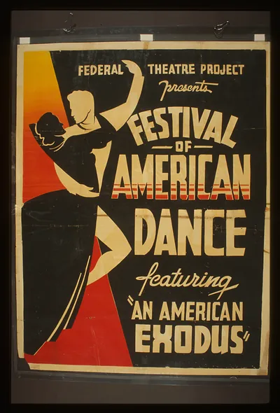 Federal Theatre Project presents Festival of American dance featuring An American exo
