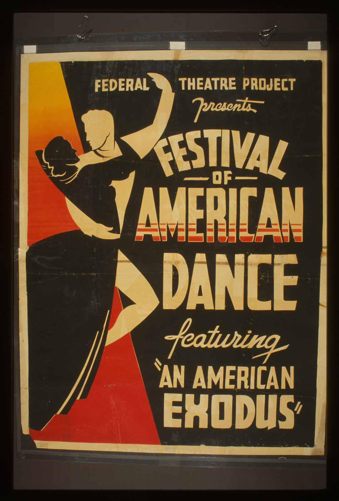 Federal Theatre Project presents Festival of American dance featuring An American exo, 1938 — vintage poster