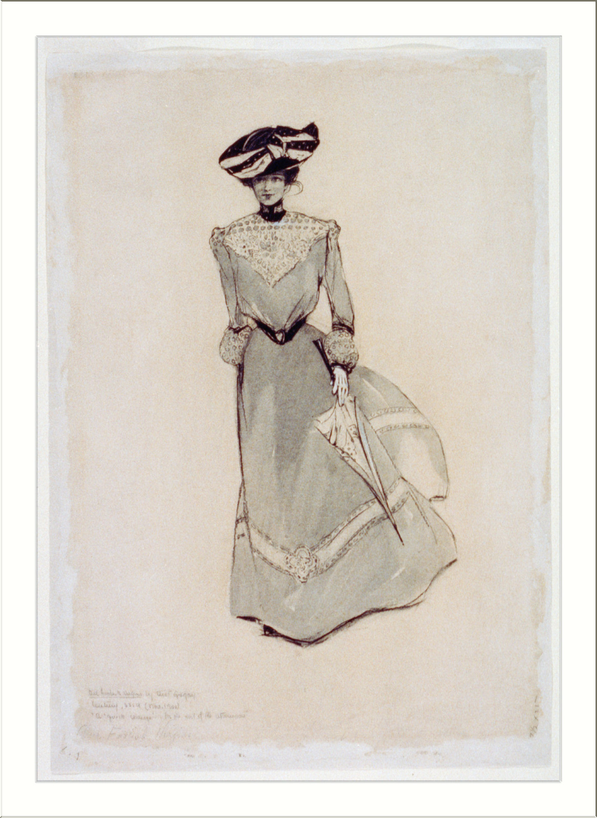 A quick change" -- for the rest of the afternoon" — historic drawing