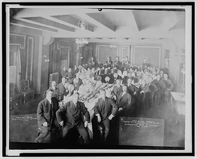 First Annual Banquet, Federation of American Aero Clubs, tendered by Aeronautique Club of Chicago, Feby. 21, 1908