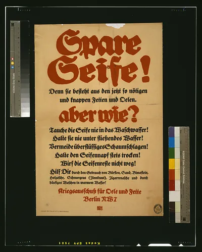 Spare Seife! ... aber wie? ... / Bernhard.