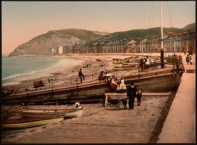 On the sands Aberystwith Wales