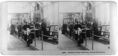 Interior of Negro Building Atlanta Exposition