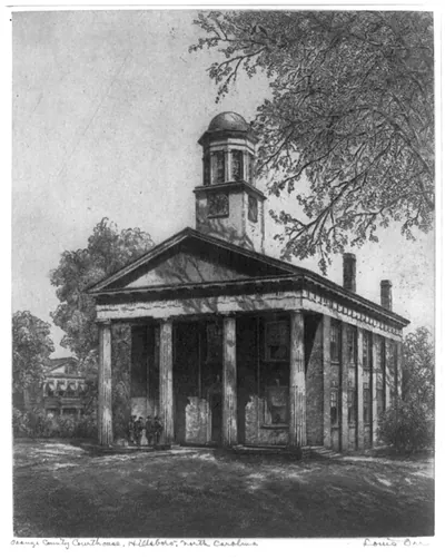 Orange County courthouse, Hillsboro, North Carolina / L. Orr.