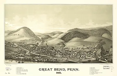 Great Bend, Pennsylvania, 1887