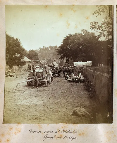 Dinner scene at Caldwells, Greenbrier Bridge