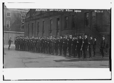 Harvard U. drill squad
