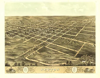 Newton, Iowa, 1868