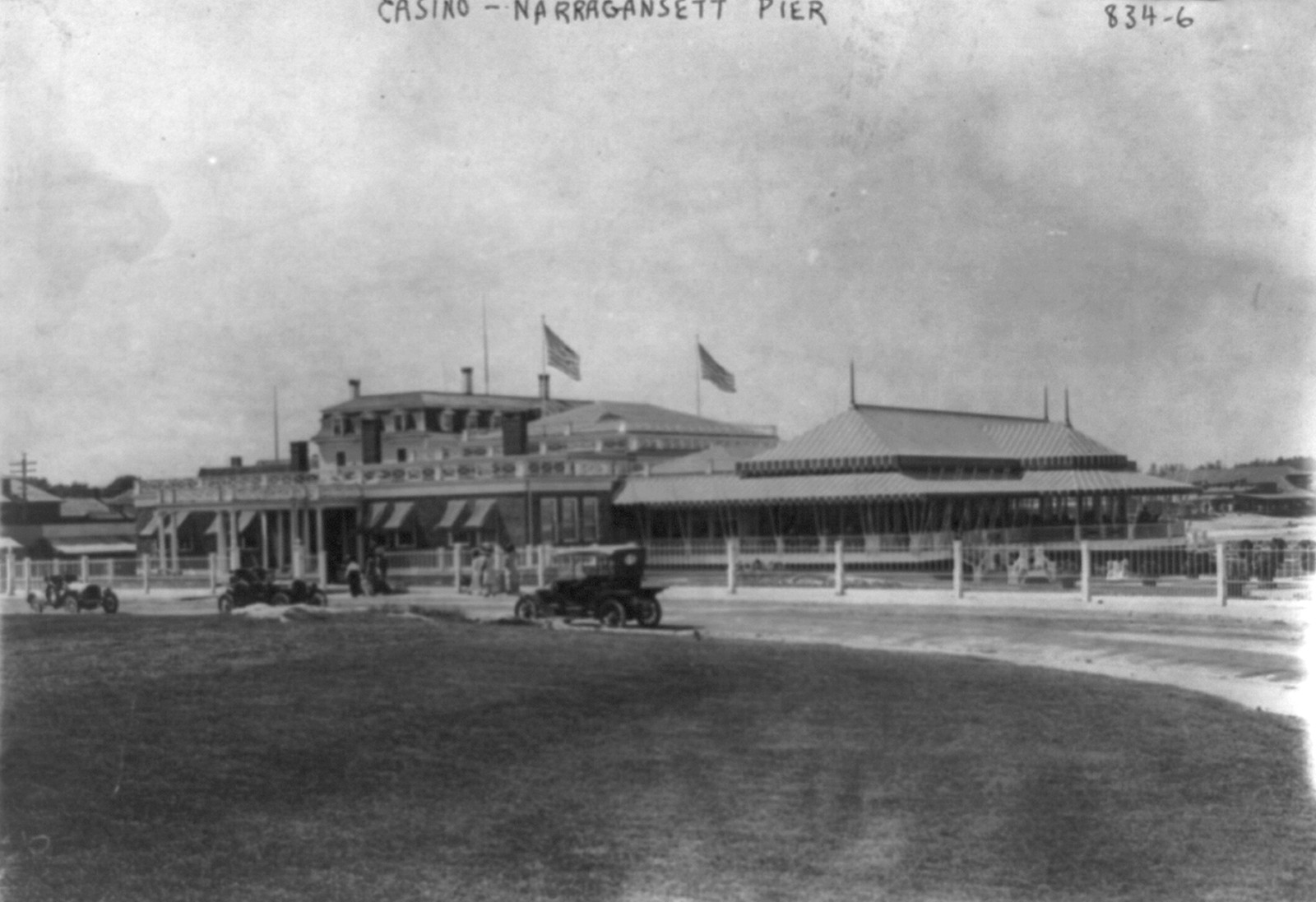 Casino - Narragansett Pier, Rhode Island, 1909 — historic photograph