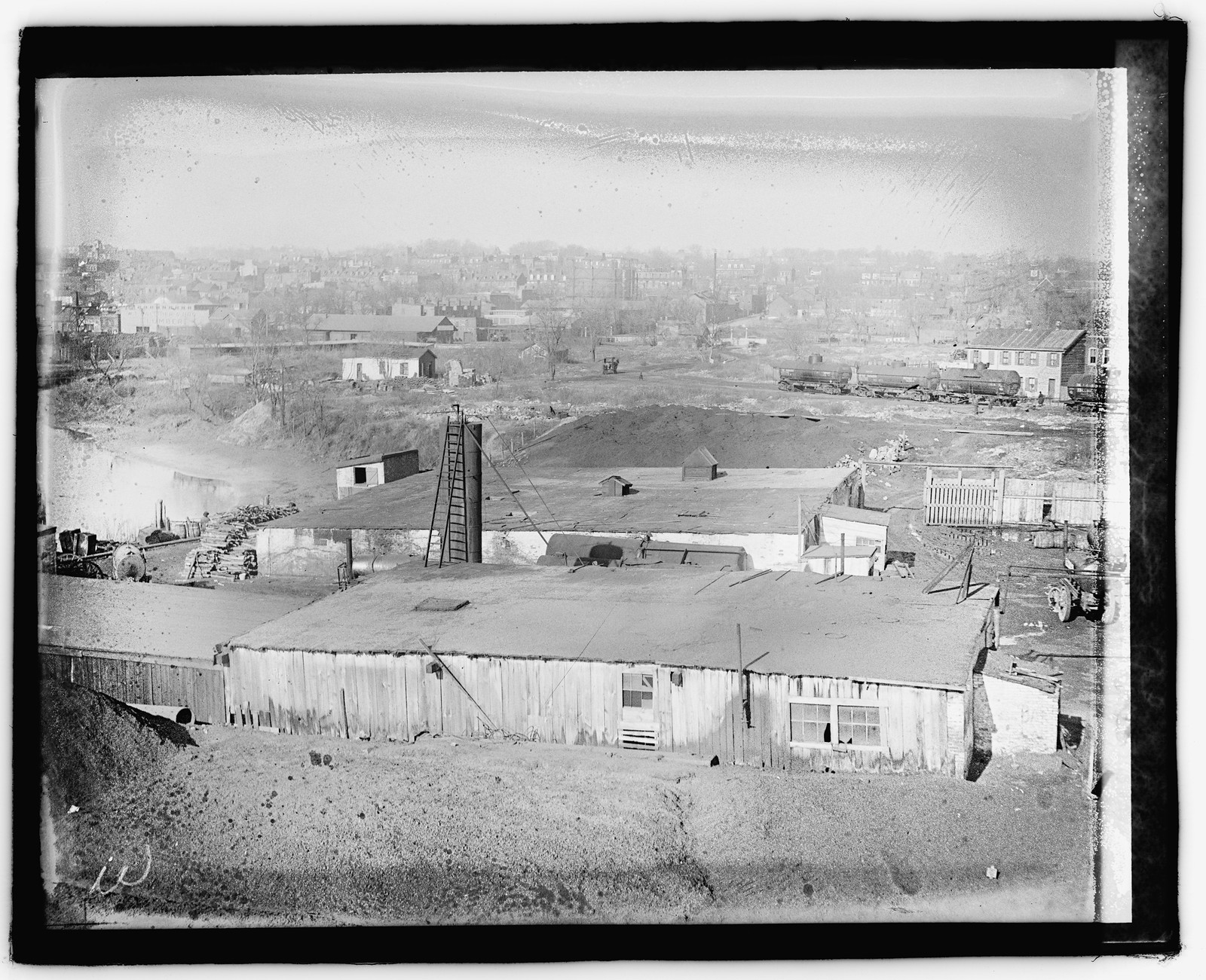 Barrett C[?] plant view, [1921] — historic photograph