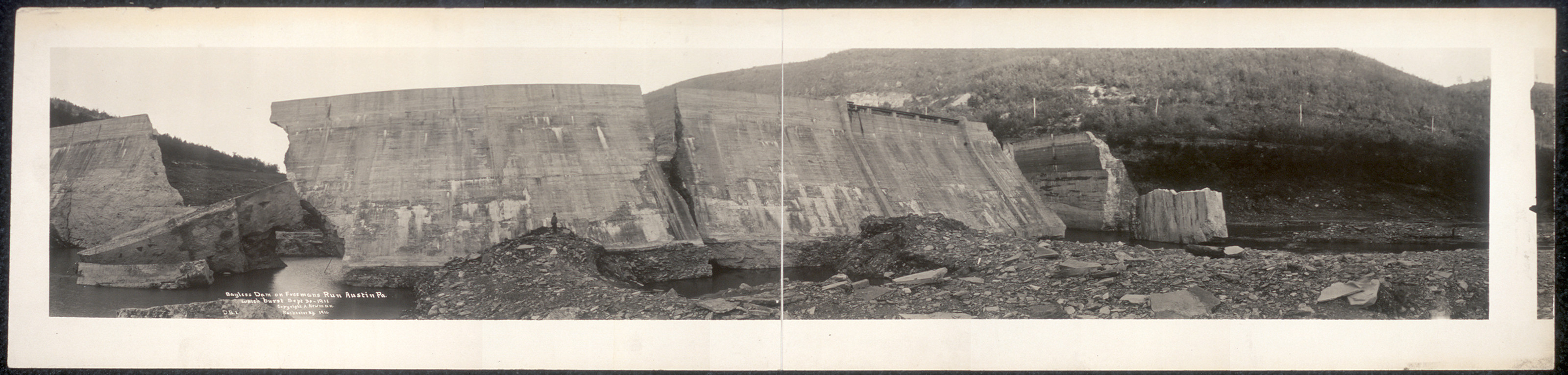 Bayless Dam Austin, Pennsylvania, 1911, 1911 — historic image