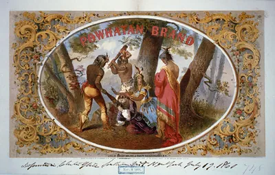 Powhatan brand / lith. of Sarony, Major & Knapp.