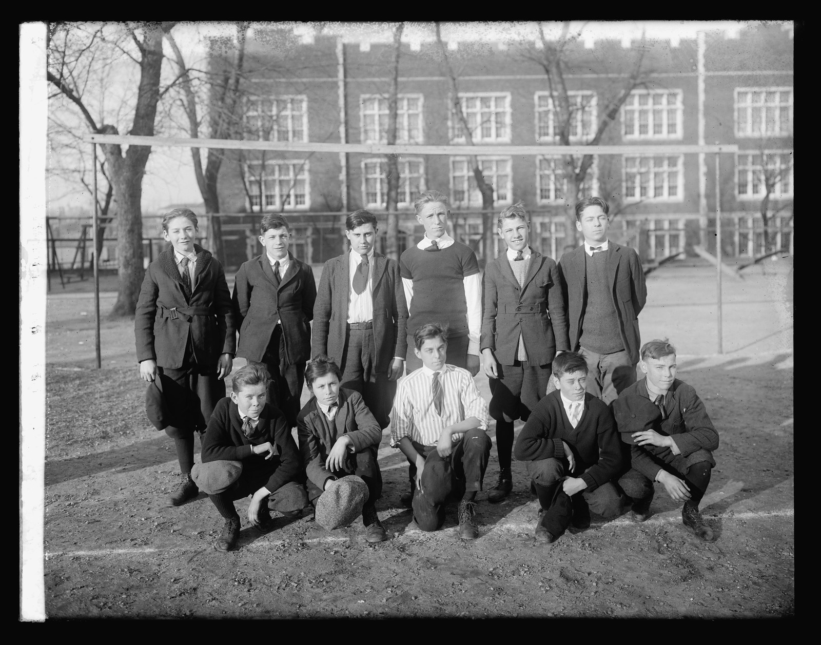 Price School soccer team, 1920, 1920 — historic photograph