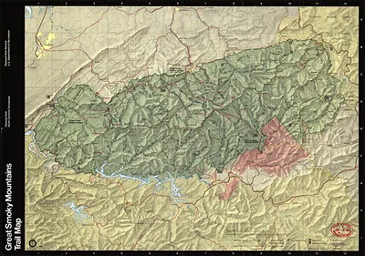 Great Smoky Mountains Trail Map