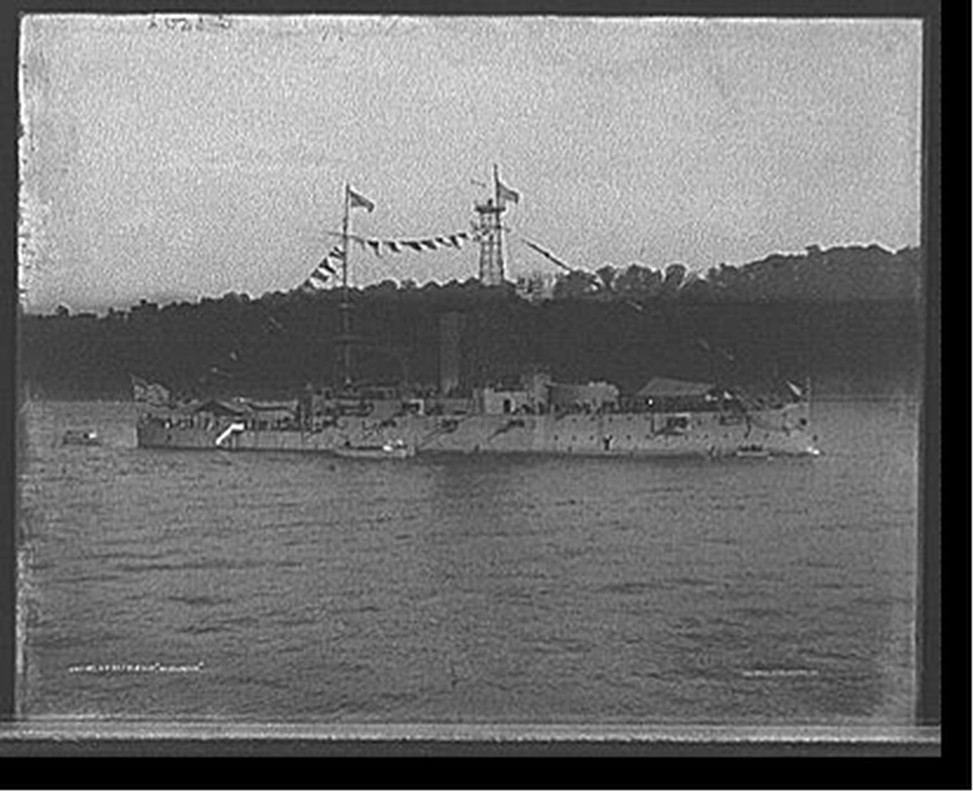 U.S. battleship Wisconsin, [1909] — historic photograph