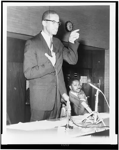 Malcolm X supports boycott