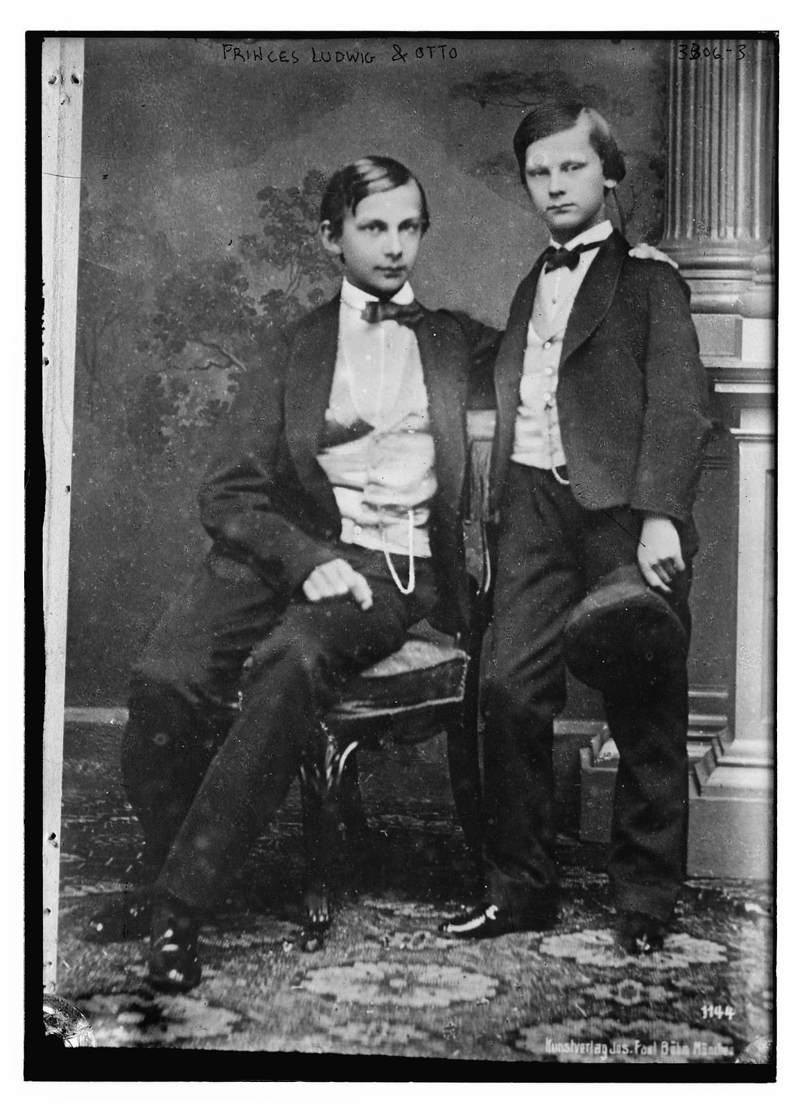 Princess Ludwig and Otto, n/a — historic photograph