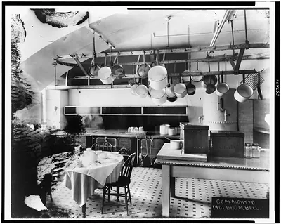 [Kitchen in the White House, Washington, D.C.]