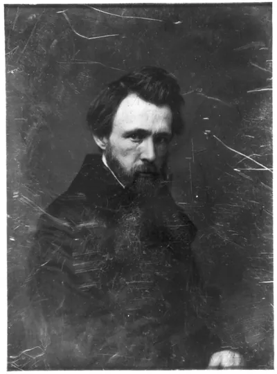 [Rembrandt Lockwood, half-length portrait, three-quarters to right, eyes front]