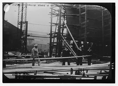 Engl. women in ship yds.