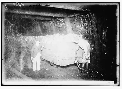 In a coal mine
