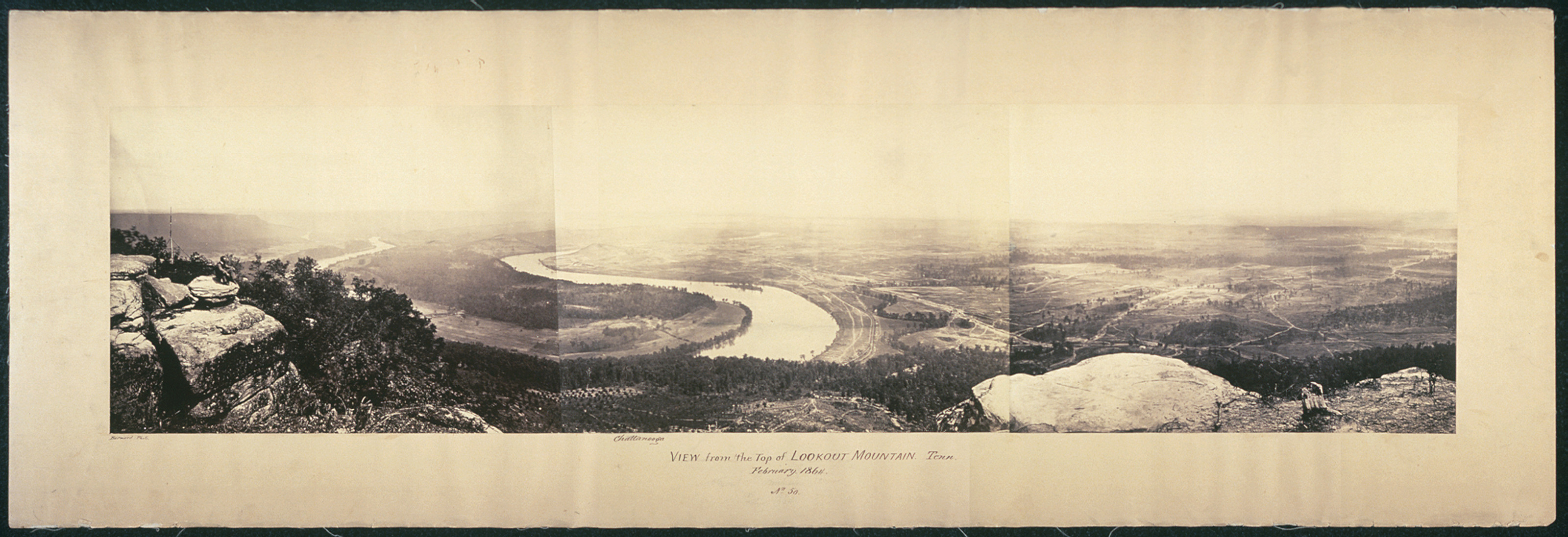 from Lookout Mountain, Tenn, Georgia, 1864, 1864 — historic image