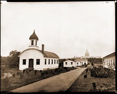 Washington D.C. Chapel and other buildings of Armory Square Hospital 6th and B Inde