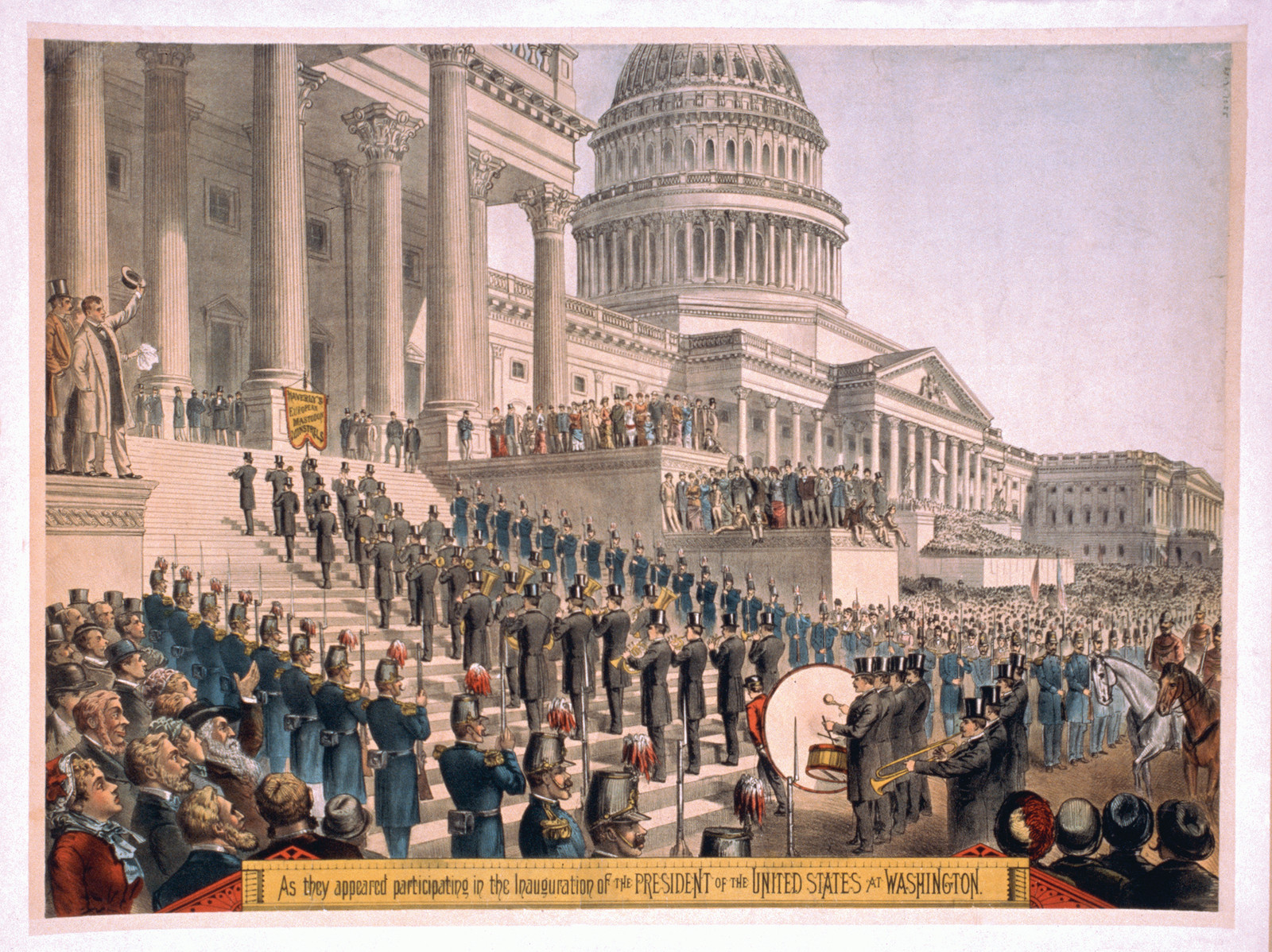 Inauguration of the President of the United States at Washington — historic image