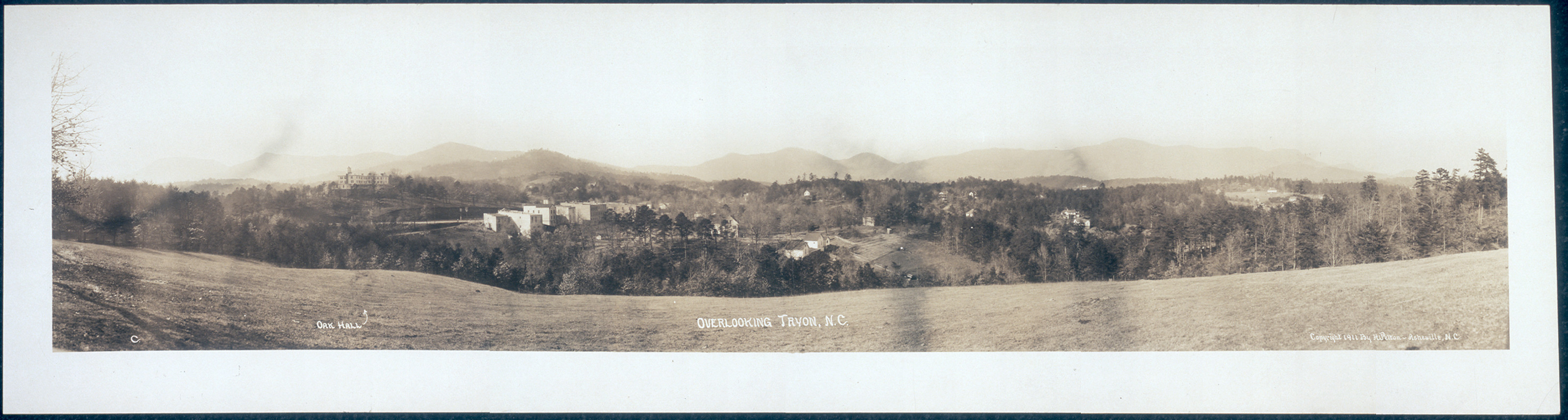 Overlooking Tryon, North Carolina, 1911, 1911 — historic image