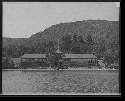 [Bath house, Silver Bay, Lake George, N.Y.]