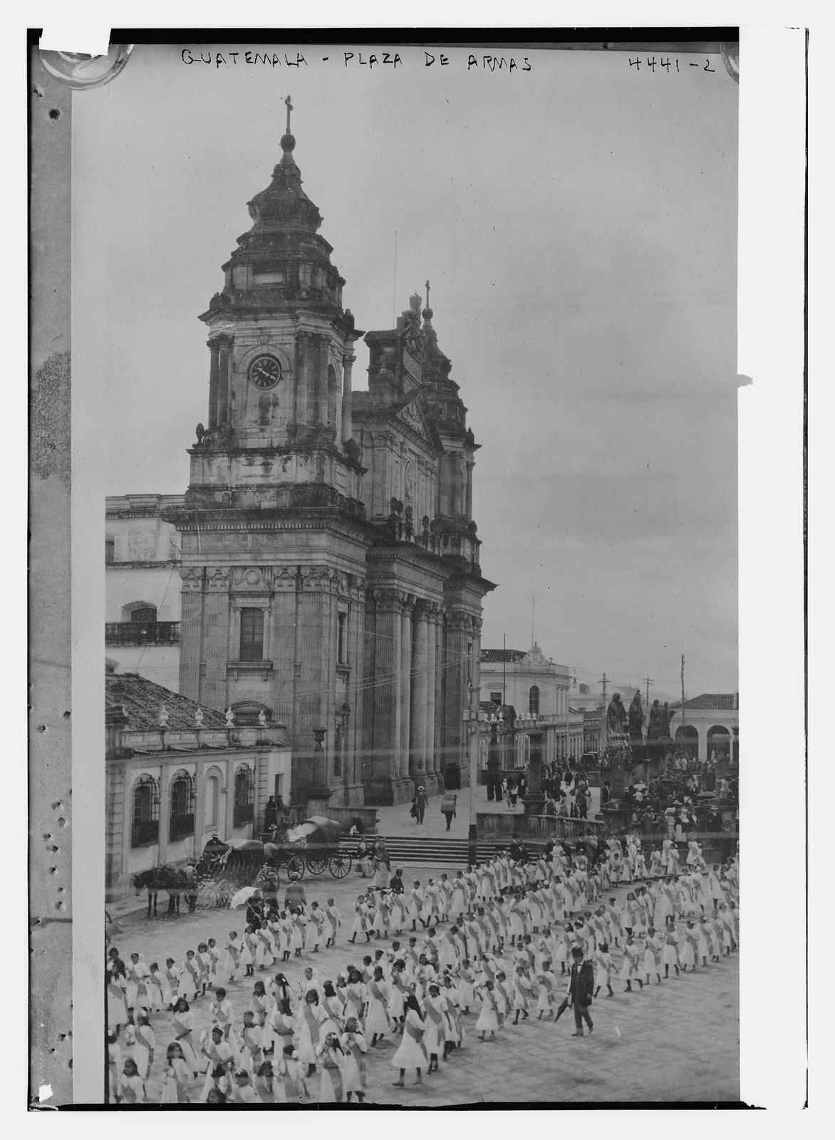 Guatemala, Plaza De Armas, n/a — historic photograph