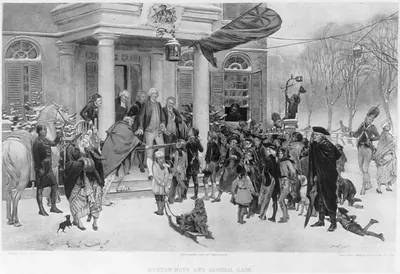 [Boston boys and General Gage / Henry Bacon, pinx. ]