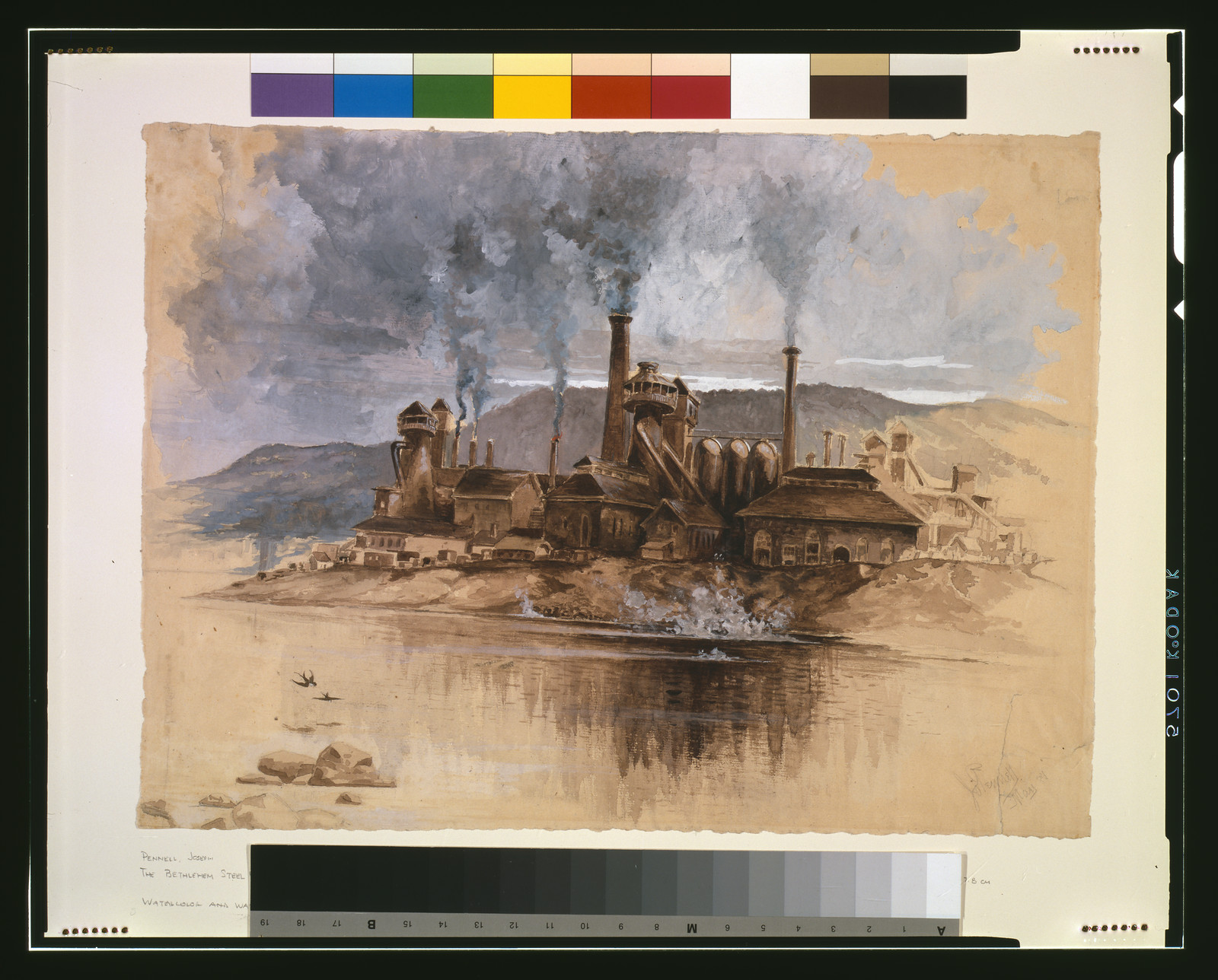 [Bethlehem Steel Works], 1881 May. — historic drawing