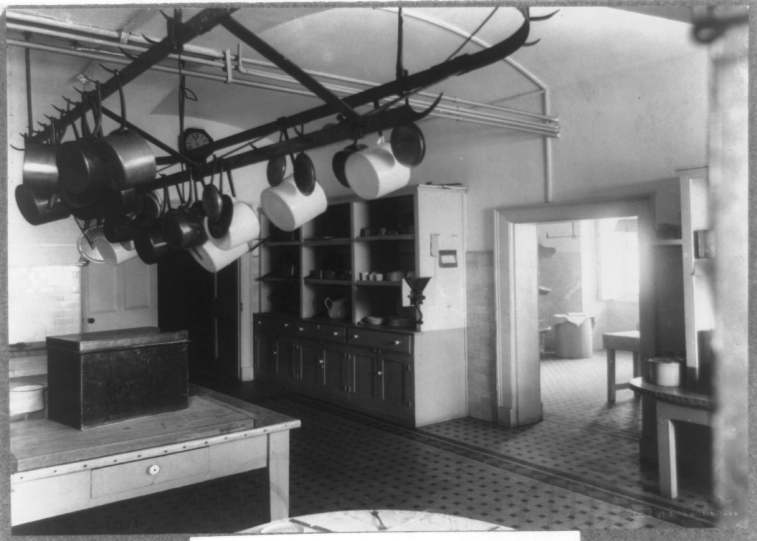 White House kitchen, c1901. — historic photograph