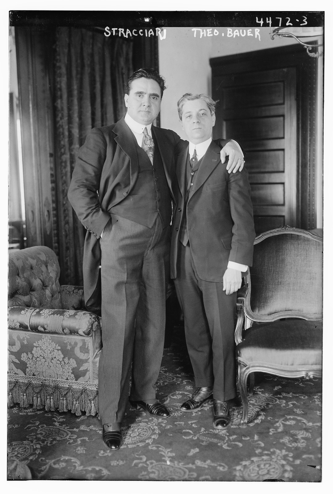 Bauer, Theodore, head and shoulders, (5), n/a — historic photograph