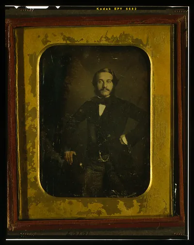 [Alfred Jones, three-quarter length portrait, standing]