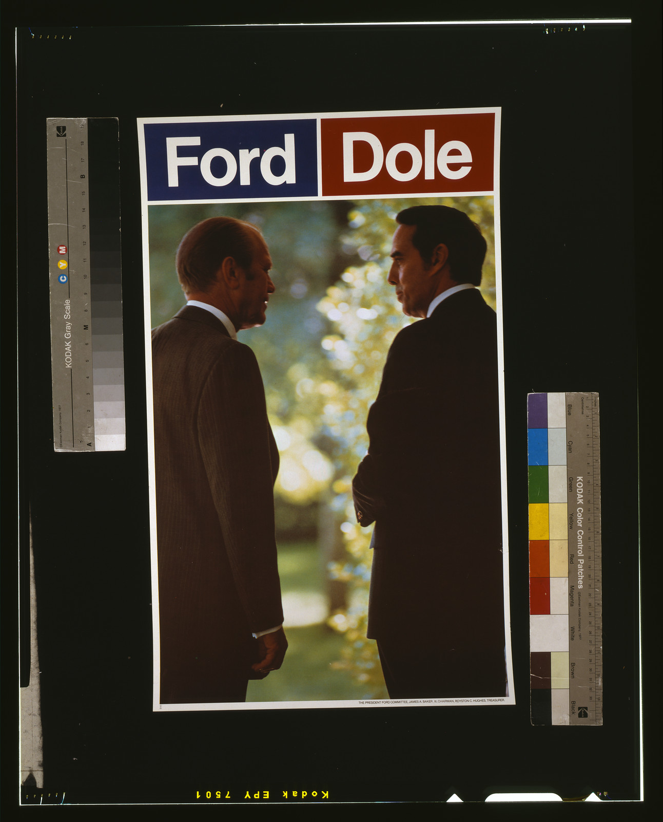 Ford [and] Dole, [1975 or 1976] — vintage poster