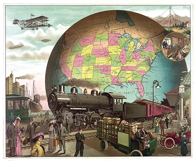 Twentieth century transporation / E.S. Yates, des. Chi.