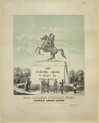 Mills' Colossean Equestrian Statue of General Andrew Jackson