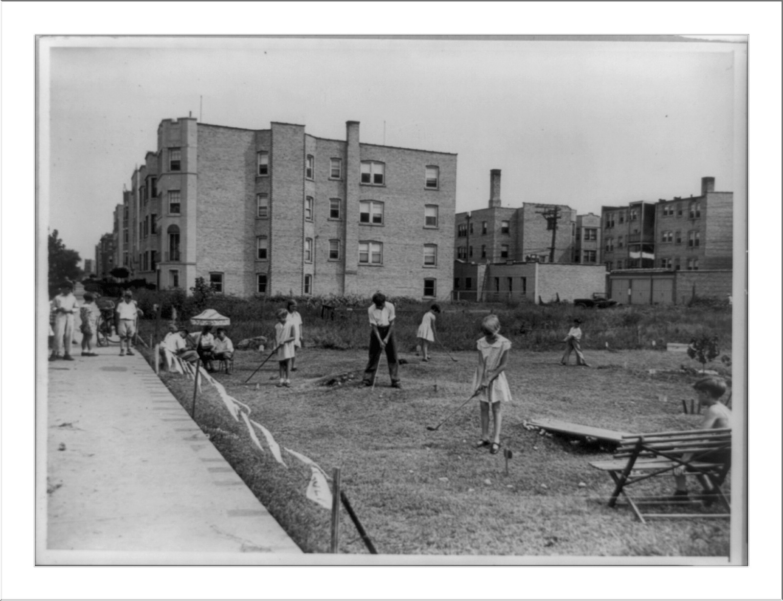 Tee wee golf latest for children, 1930 Aug. 9. — historic photograph