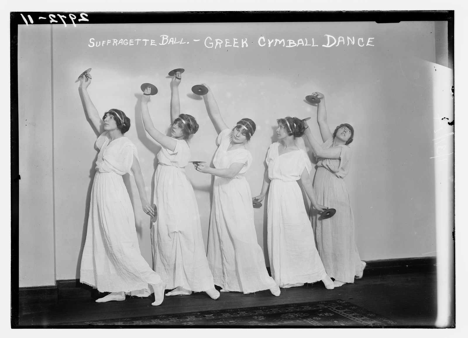 Suffragette Ball - Gr. Cymball Dance, n/a — historic photograph