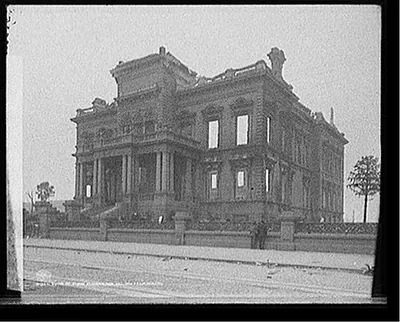 Ruins of Flood Mansion, Nob Hill, San Francisco, Cal.